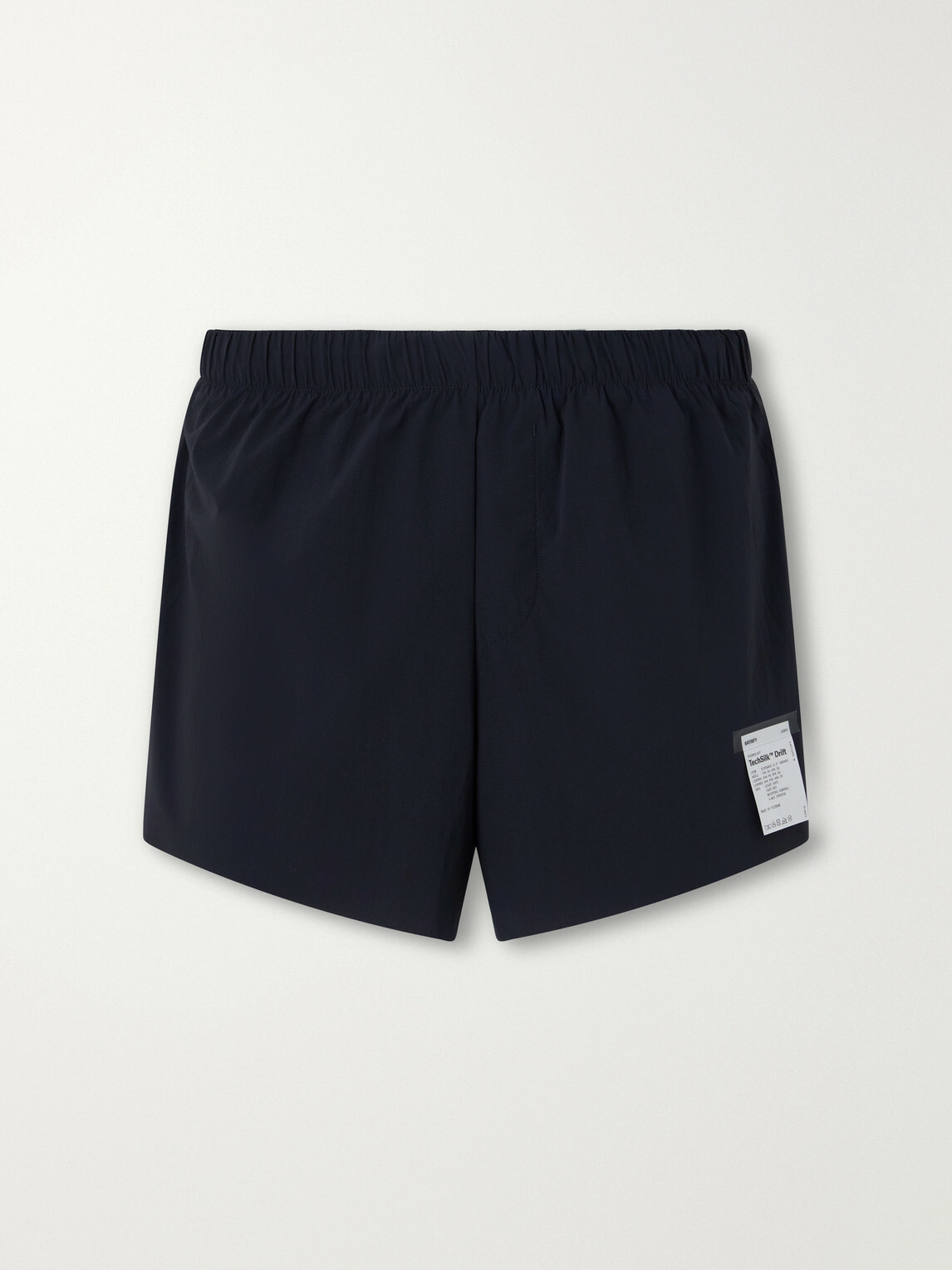 Satisfy - Distance Straight-Leg Logo-Appliqu&eacute;d 2.5" Justice&trade; Shorts - Black