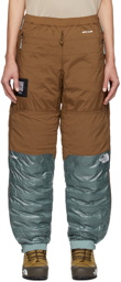 UNDERCOVER Brown & Blue The North Face Edition Down Trousers