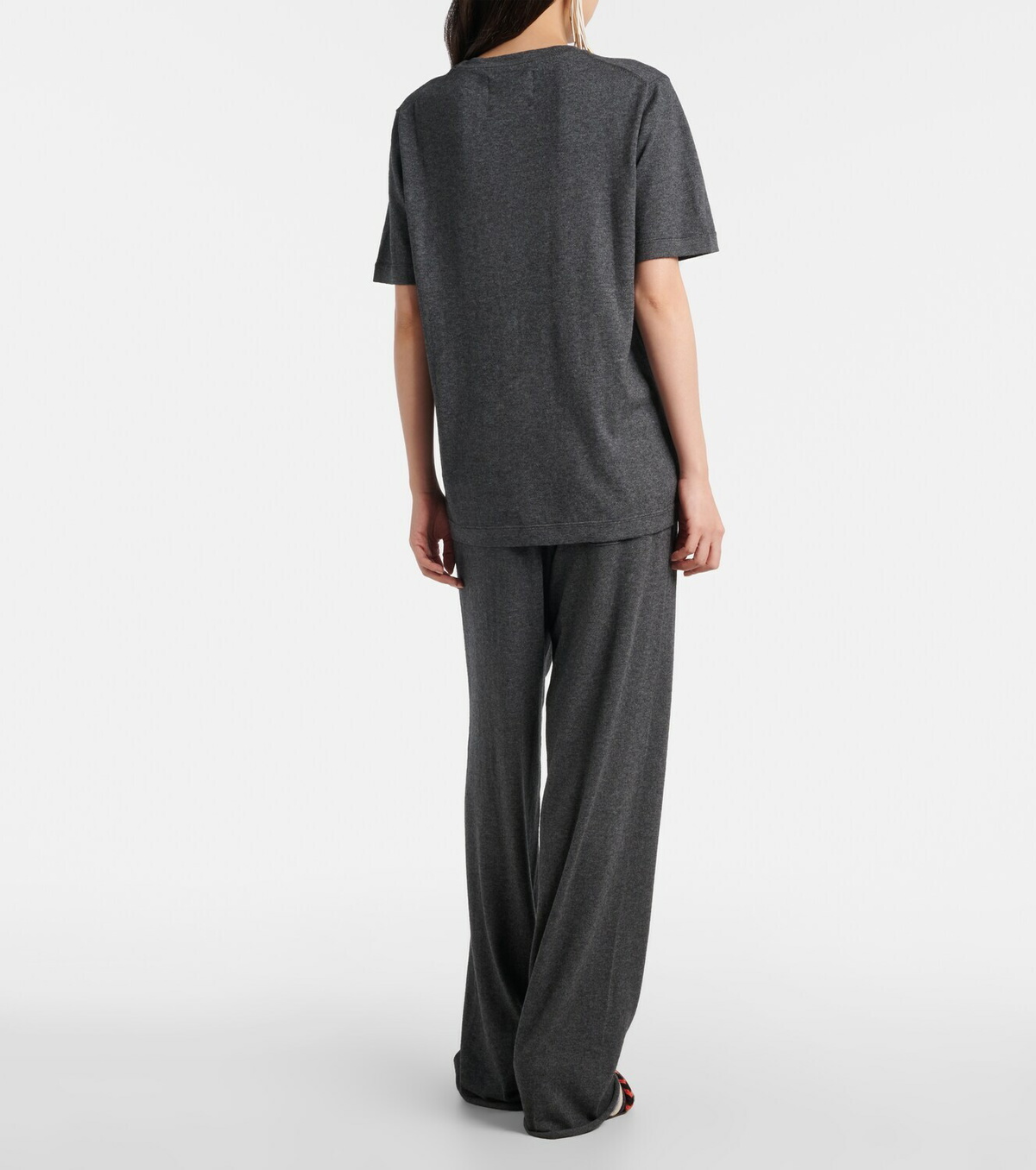 Extreme Cashmere N°353 Relax cotton-blend straight pants
