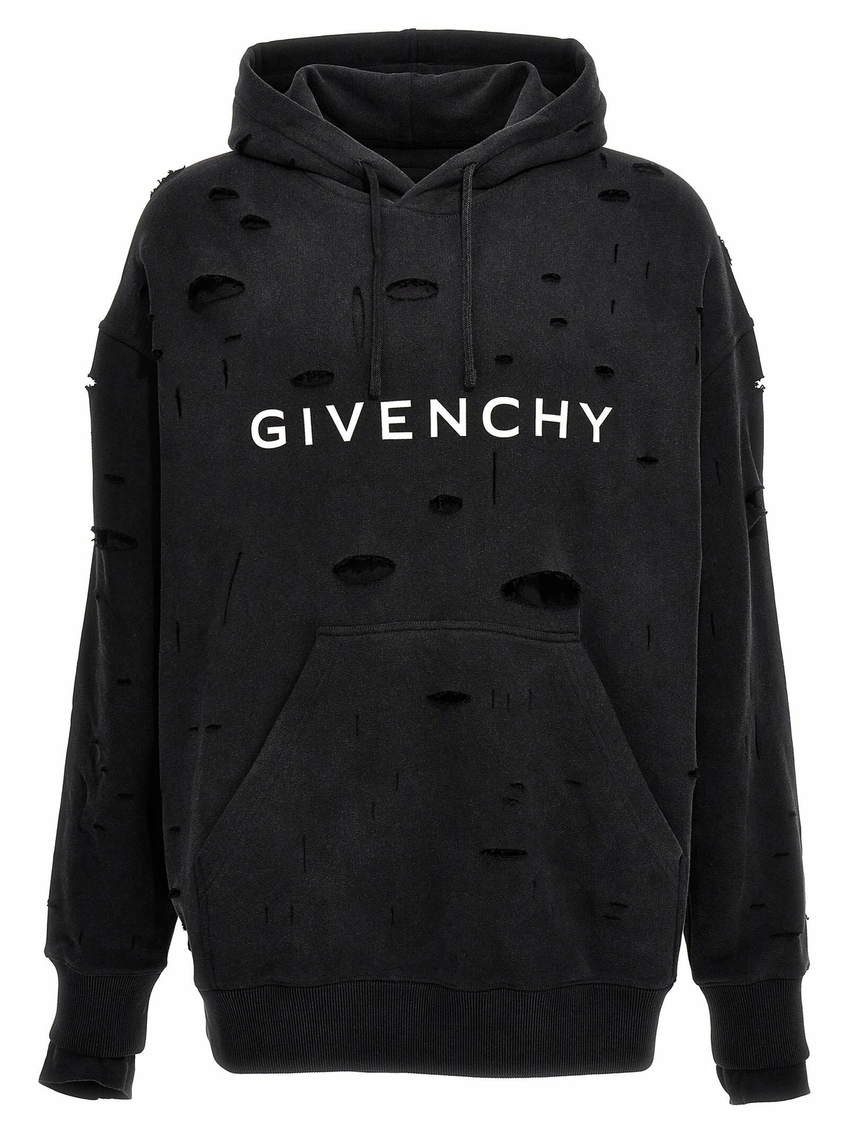 Givenchy - World Tour Logo-Print Cotton-Jersey Zip-Up Hoodie