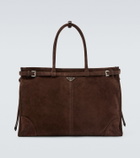 Prada Prada Bonnie suede tote bag