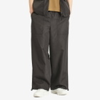 Taion Men's Military Reversible Wide Trousers in Black