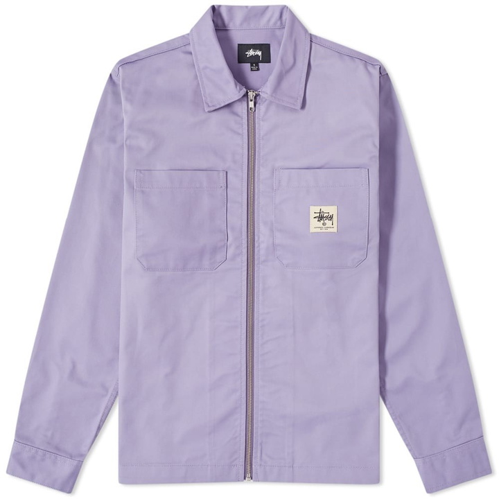 Photo: Stussy Zip Up Work Shirt