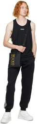 Versace Jeans Couture Black & Gold Logo Bag