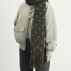 Damson Madder Women's DM Fluffy Scarf in Charcoal 