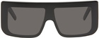 Rick Owens Black Documenta Sunglasses