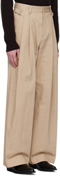 System SSENSE Exclusive Beige Trousers