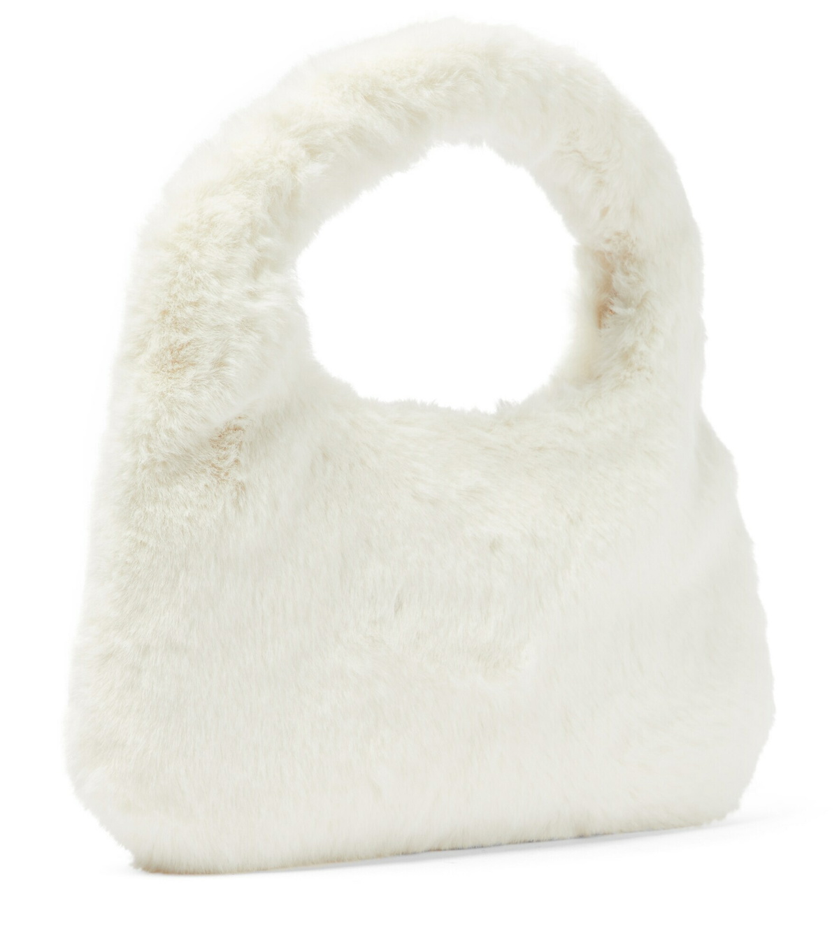 Blumarine Logo faux fur shoulder bag Blumarine