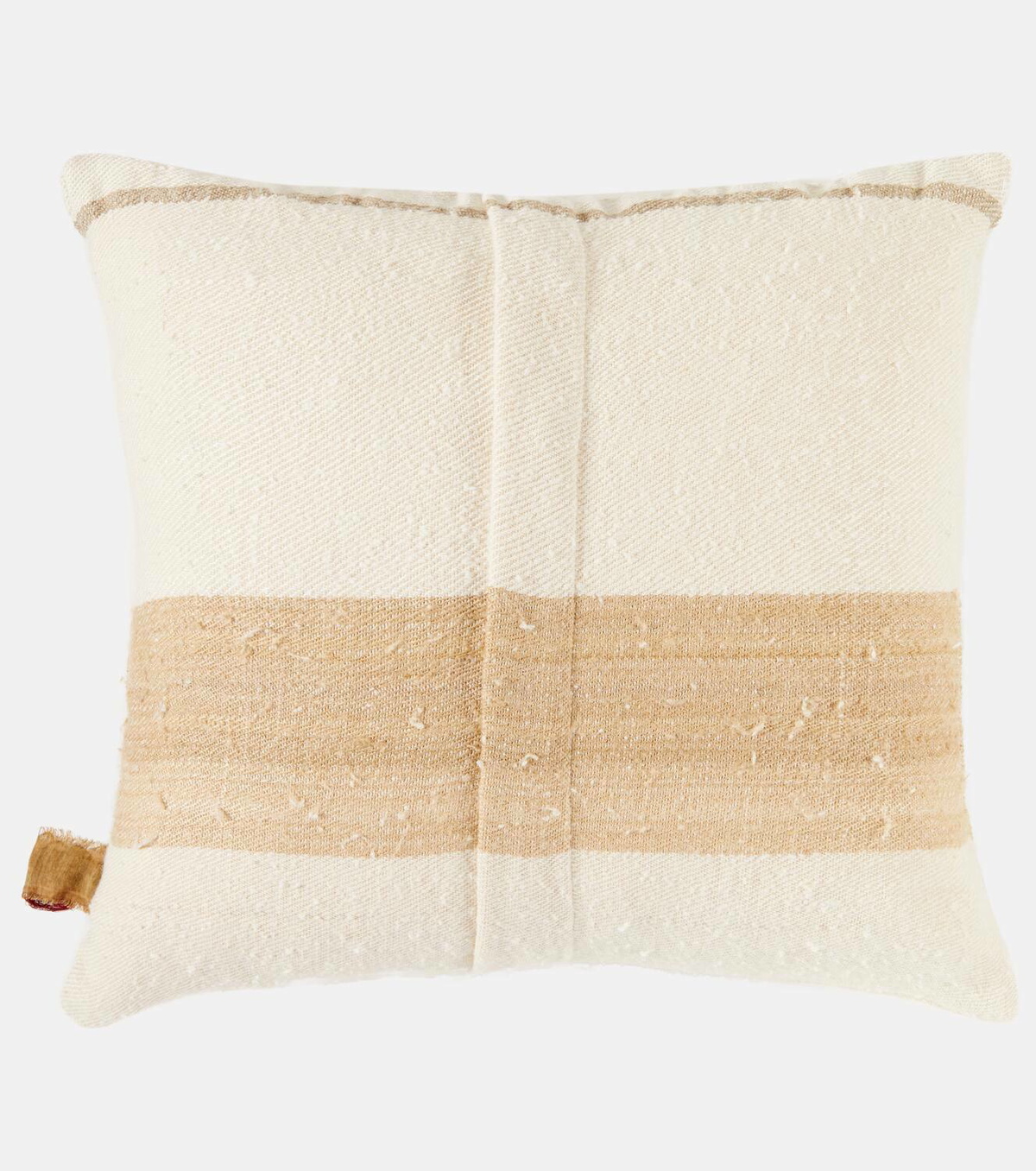 The House of Lyria Chlore silk and linen-blend cushion