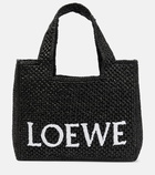 Loewe Paula's Ibiza Small logo raffia tote bag