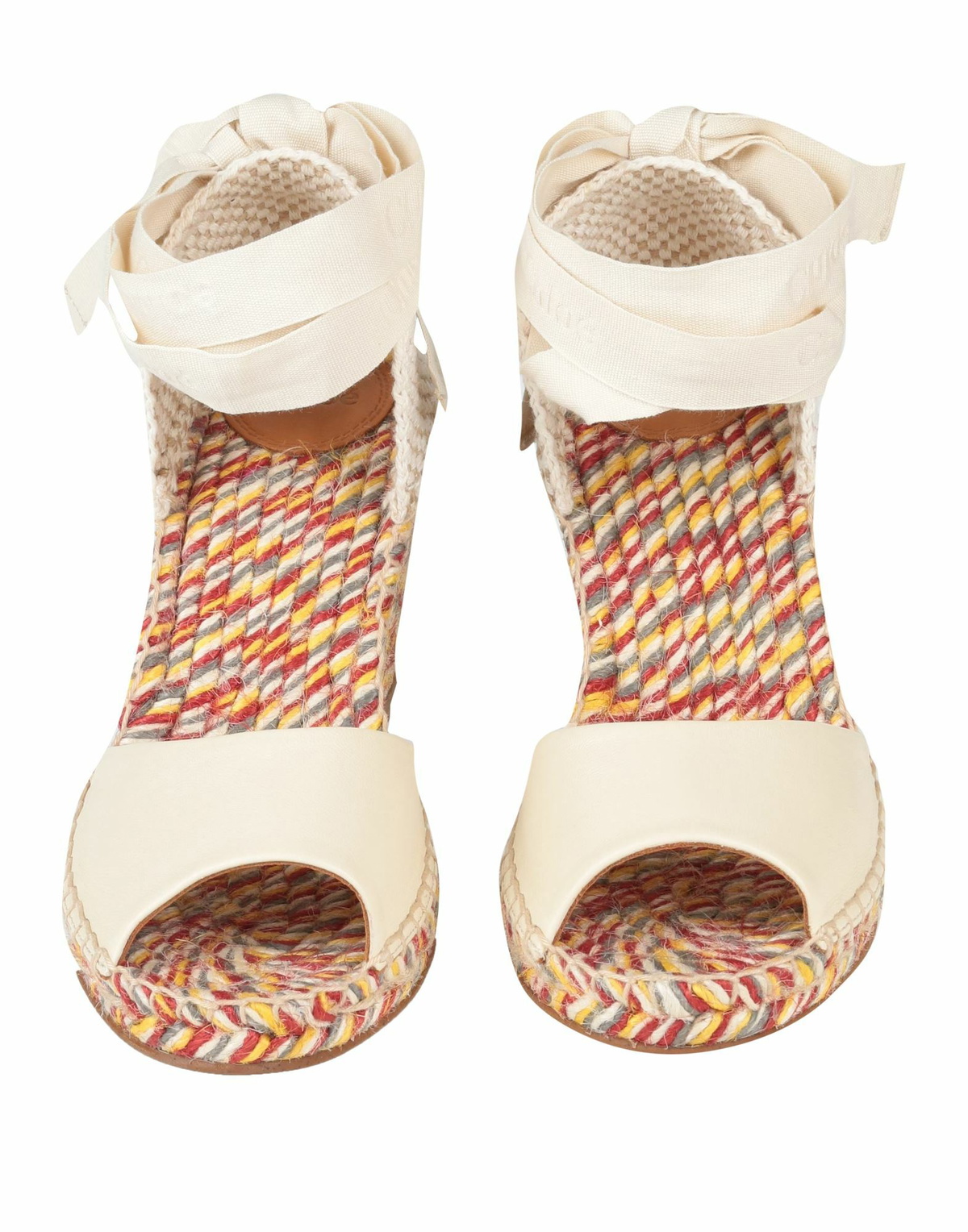 Chloé Womens Espadrilles Ivory
