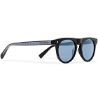 Ermenegildo Zegna - D-Frame Matte-Acetate Sunglasses - Men - Blue