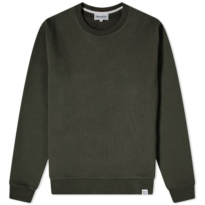 Photo: Norse Projects Men's Vagn Classic Crew Sweat in Beech Green