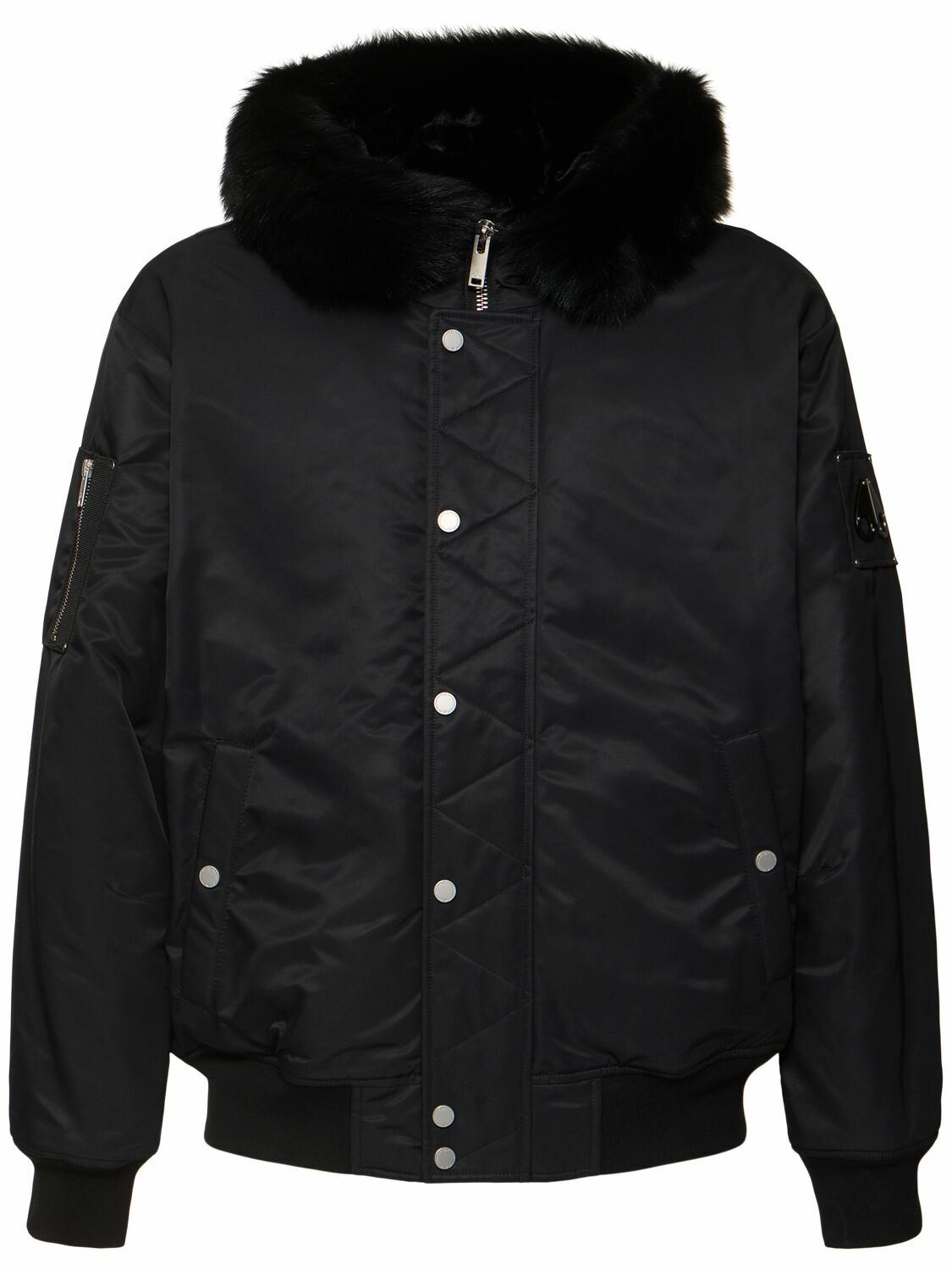 MOOSE KNUCKLES Denali Bomber Jacket with Shearling