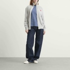 Comme des Garçons Play U Sweatshirt Red Emblem Knit in Top Grey