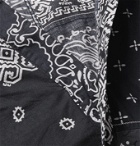 KAPITAL - Patchwork Bandana-Print Cotton-Gauze Shirt - Black