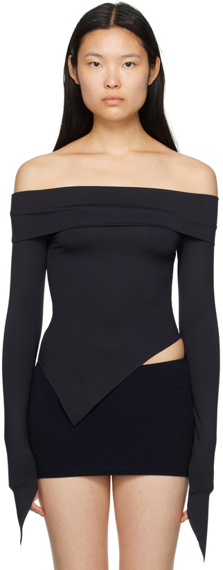 Photo: BINYA SSENSE Exclusive Black Abril Long Sleeve T-Shirt