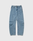 ROTATE Birger Christensen CARGO DENIM PANTS Blue Womens Jeans