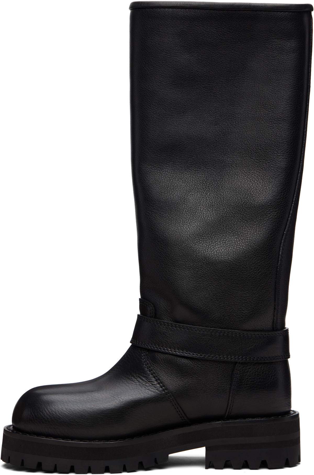 Off-White Black Off Track Tall Boots Off-White