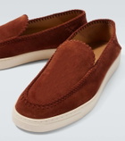 Giorgio Armani Suede slip-on shoes