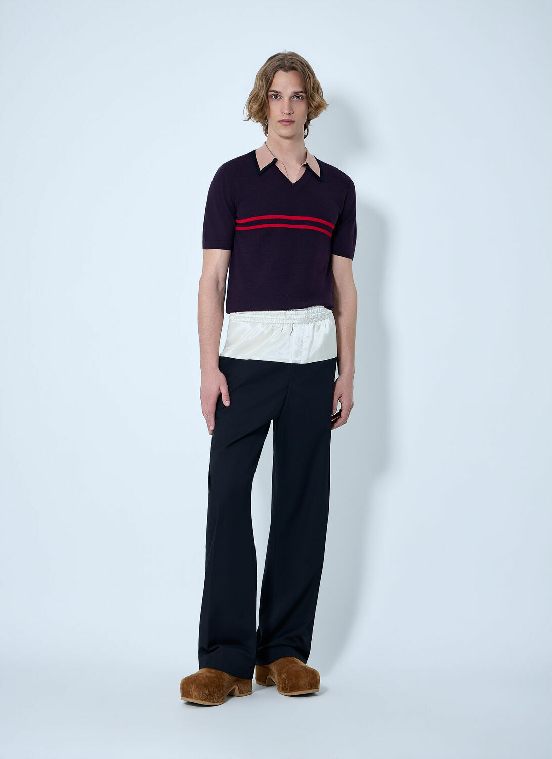 Dries Van Noten Drawstring Wide-Leg Trousers