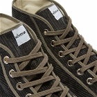 Novesta Men's Star Dribble Corduroy Sneakers in Dark Grey/Light Grey
