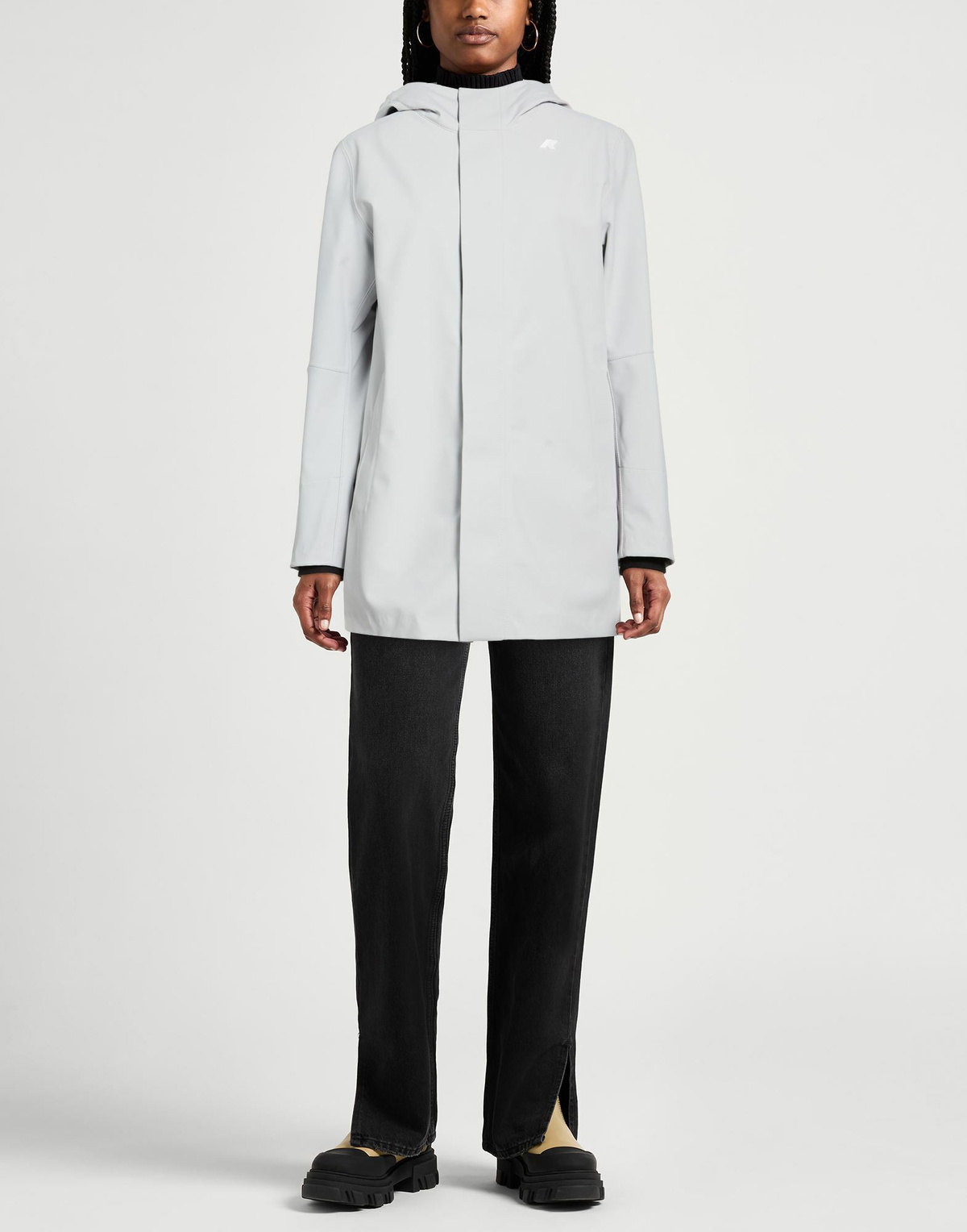 K-way Womens Overcoat & Trench Coat Light in Grey