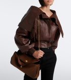 Balenciaga Rodeo East West leather shoulder bag