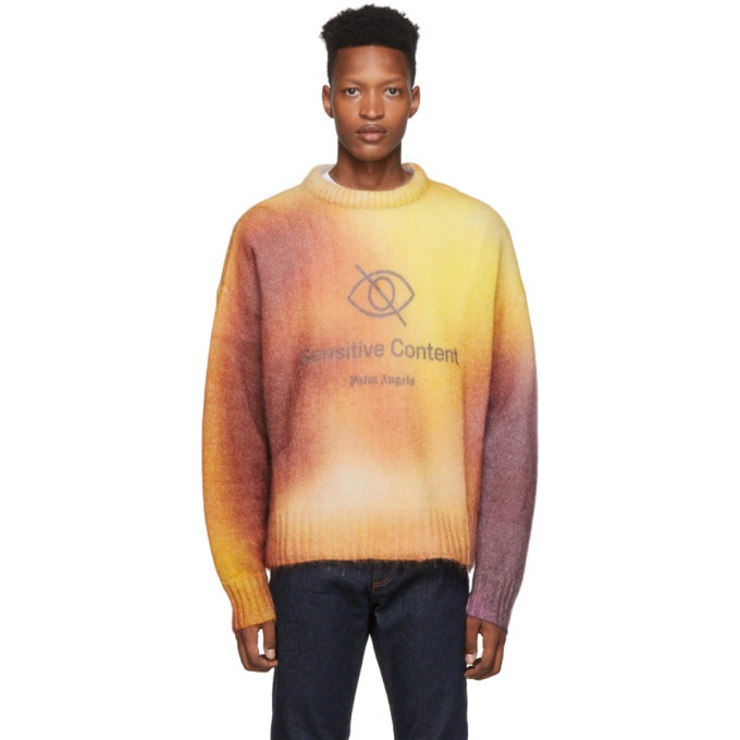 Photo: Palm Angels Multicolor Sensitive Content Sweater