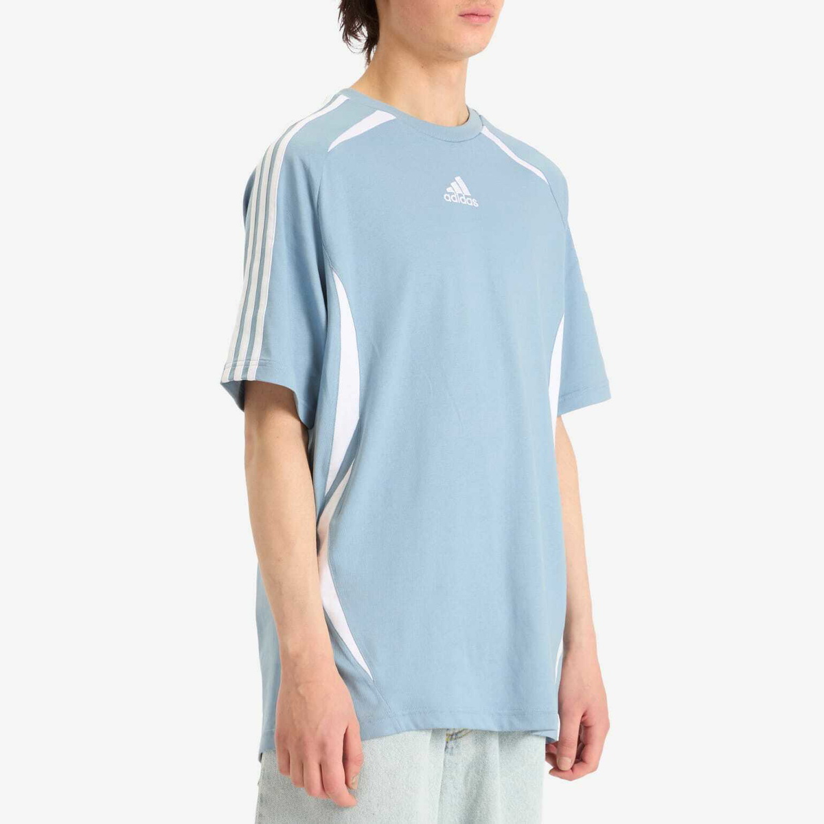 Adidas Men's TEAMGEIST T-Shirt in Tactile Blue adidas