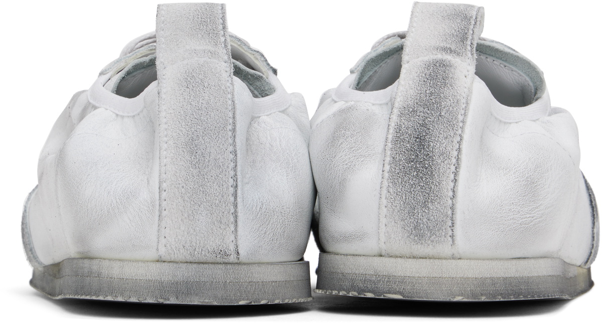 Ann Demeulemeester White Sami Low-Top Boxing Sneakers Ann
