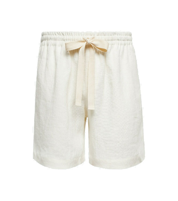 Photo: Commas Linen drawstring shorts