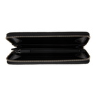 Gucci Black GG Print Signature Zip Wallet