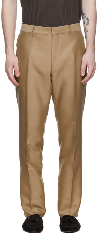 Photo: TOM FORD Beige Wool Trousers