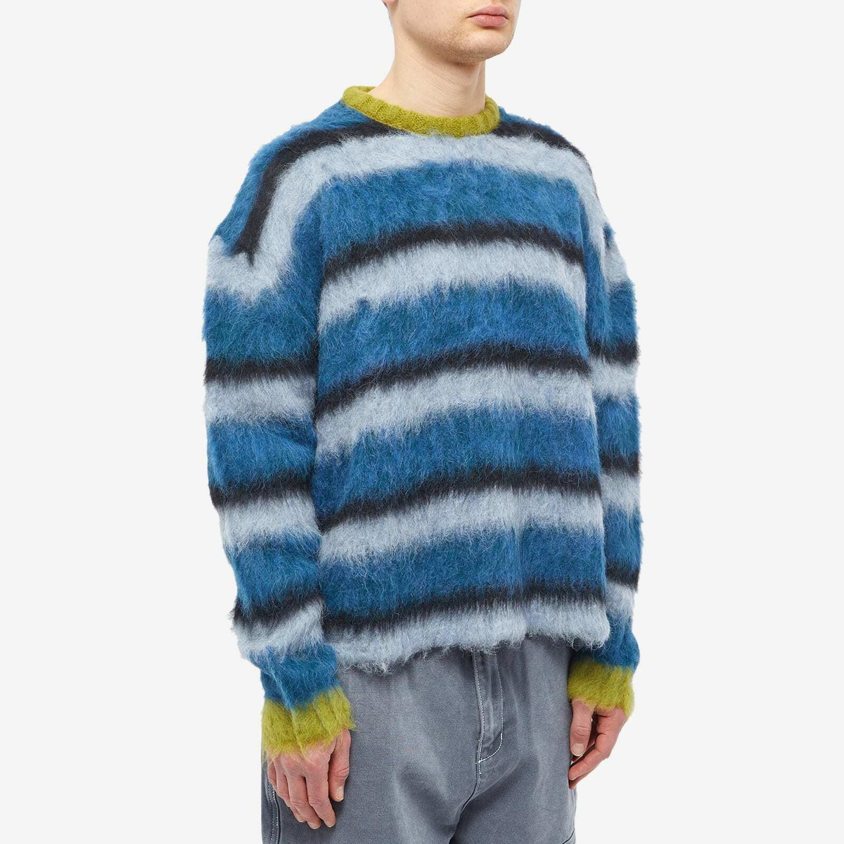 Brain dead BOXY KNIT STRIPE SWEATER - ニット/セーター