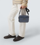 Prada Re-Nylon leather-trimmed shoulder bag