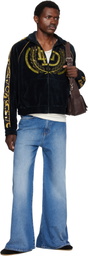LU'U DAN Black Supa-Sleaze Track Jacket