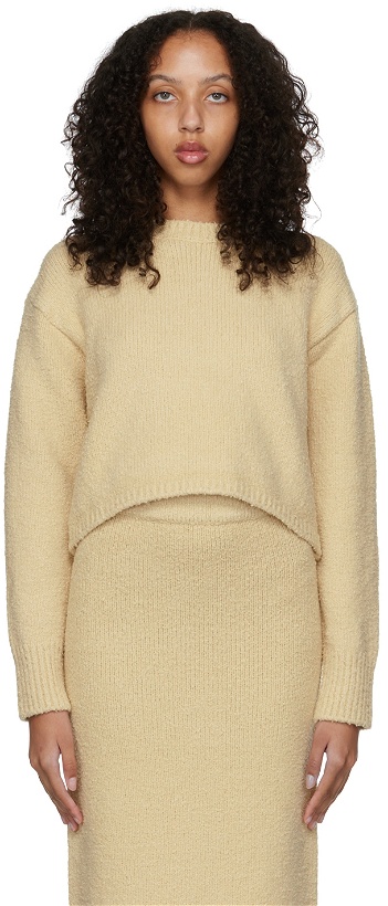 Photo: Missing You Already Beige Cotton Sweater