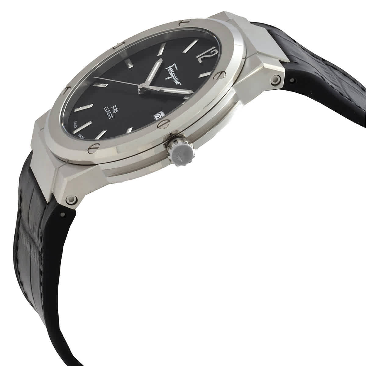 Ferragamo Quartz Black Dial Watch SFDT00219