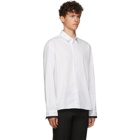 Haider Ackermann White Poplin Classic Contrast Shirt