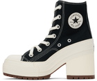 Converse Black Chuck 70 De Luxe Heel High Top Sneakers