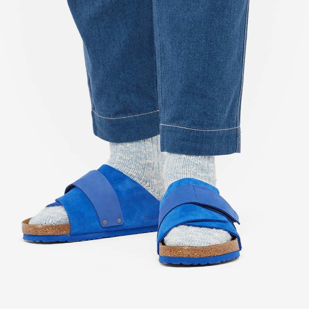 Birkenstock Men's Kyoto in Ultra Blue Suede Birkenstock