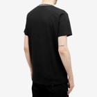 Moncler Men's Collar Logo T-Shirt in Black