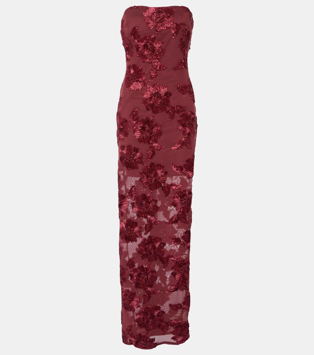 ROTATE ロテート ワンピース Embroidered mesh maxi 1040377 Rotate Floral embroidered mesh maxi dress ROTATE Birger