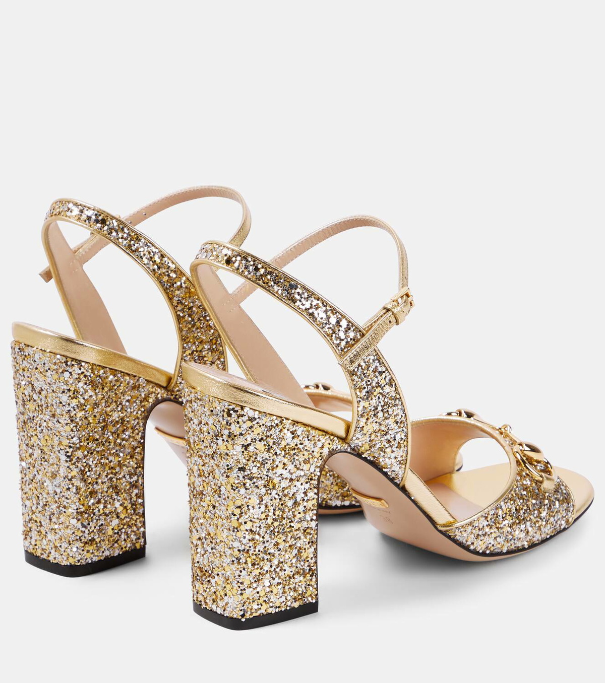 Gucci Lady Horsebit embellished sandals Gucci