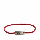 Le Gramme Men's Nato Cable Bracelet in Red 7G