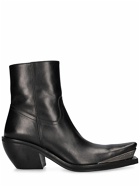 ACNE STUDIOS - 70mm Leather Ankle Boots