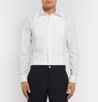 Thom Sweeney - White Slim-Fit Cutaway-Collar Bib-Front Cotton-Poplin Tuxedo Shirt - Men - White