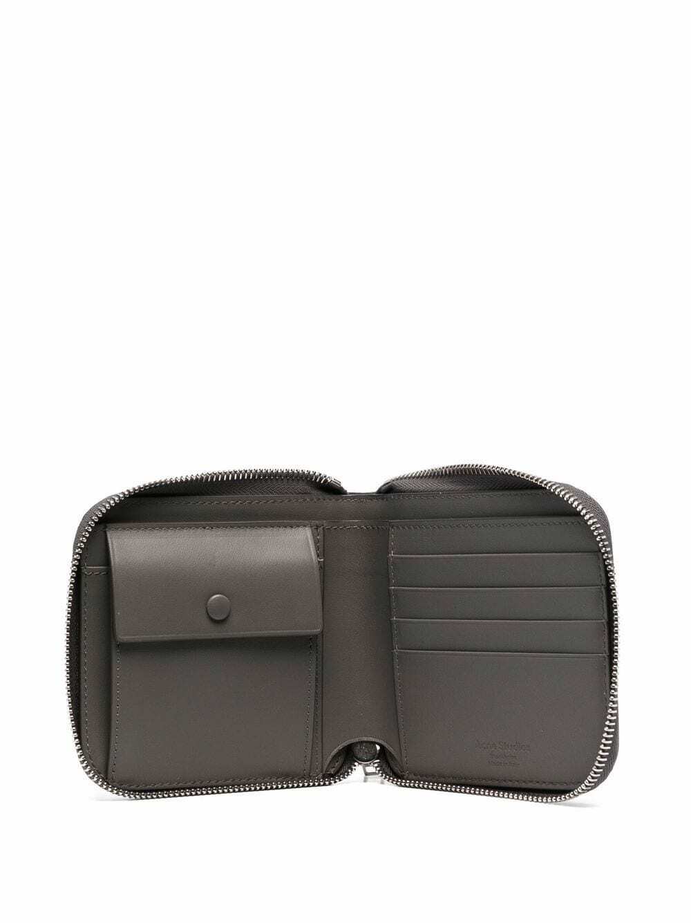ACNE STUDIOS - Leather Zipped Wallet Acne Studios