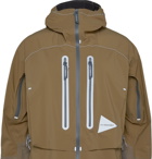 And Wander - Shell Hooded Jacket - Neutrals